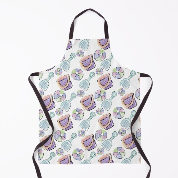 Item preview, Watercolor Shovel Bucket & Beach Balls designed and sold by Digitalmyth's Designs.
