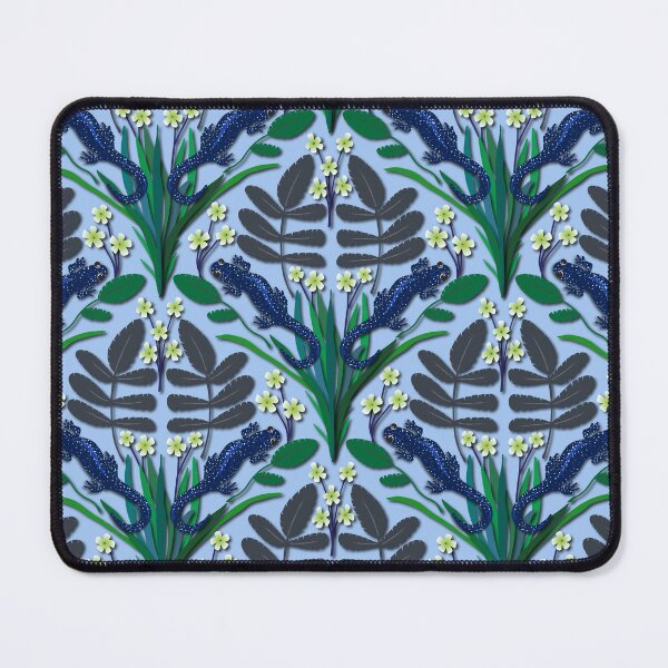 Item preview, Blue spotted salamander pattern designed and sold by Jennifer Ladd.