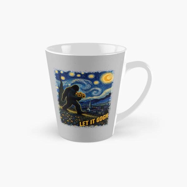 Item preview, Let It Gogh Vincent Van Gogh Funny Bigfoot Tees Starry Night Long Sleeve designed and sold by ArleneRowe.