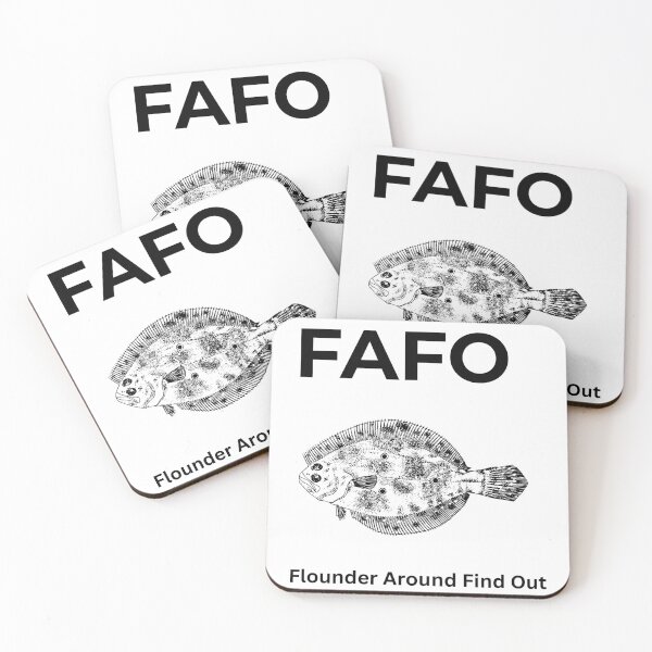 Item preview, FAFO Flounder Around And Find Out Funny Fishing Shirt designed and sold by Captainjno.