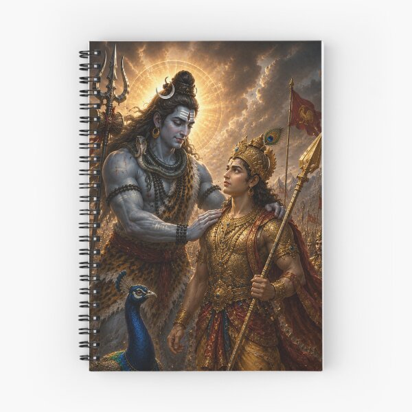 Item preview, Mahadev War Series: The Divine Father & Son – Lord Shiva and Murugan in the Tarkasur War designed and sold by Homyar.