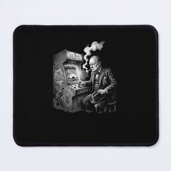 Item preview, Churchill Retro arcade gamer funny designed and sold by snowry.