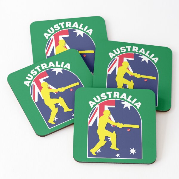 Item preview, Australia Cricket Cricketer Batsman Australia Flag - Cricket Fans designed and sold by DPattonPD.