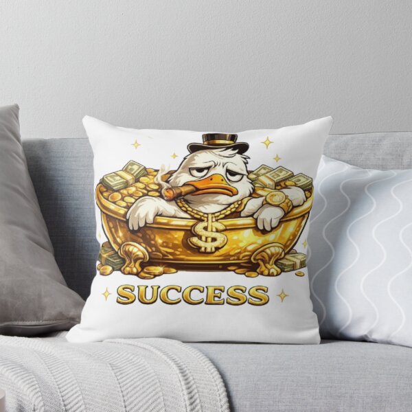 Item preview, Rich Duck in a Bathtub of Gold designed and sold by Northern Glow Art.