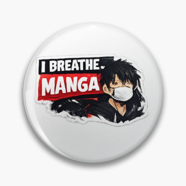 Item preview, I breathe Manga Anime Design designed and sold by DailyQuestPrint.