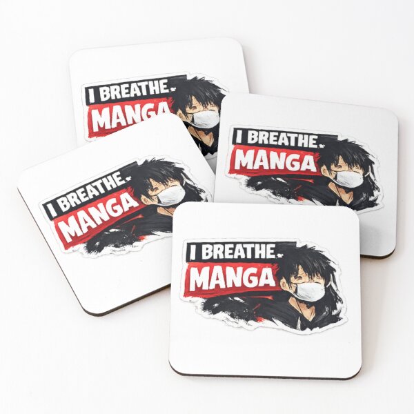 Item preview, I breathe Manga Anime Design designed and sold by DailyQuestPrint.