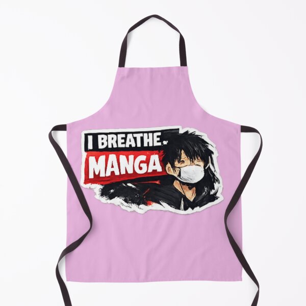 Item preview, I breathe Manga Anime Design designed and sold by DailyQuestPrint.