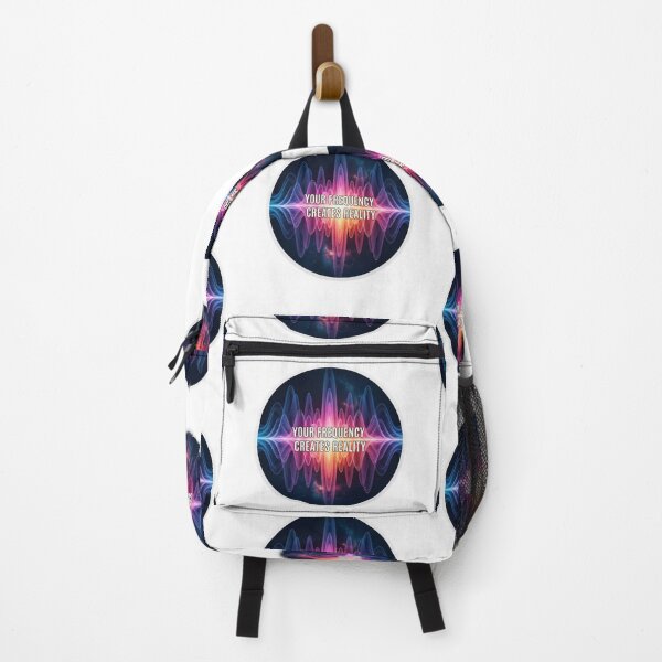Item preview, Your Frequency Creates Reality – Sound Wave Cosmic Motivation Design designed and sold by Altair_.