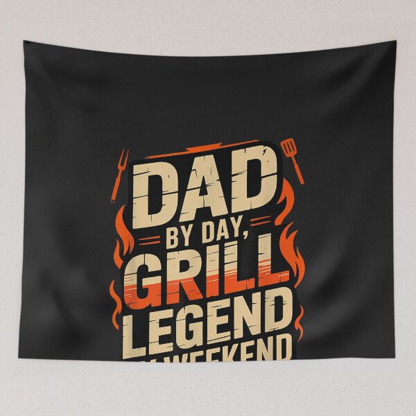 Item preview, Dad by Day Grill Legend by Weekend Funny BBQ Lovers designed and sold by CriseldaBruning.