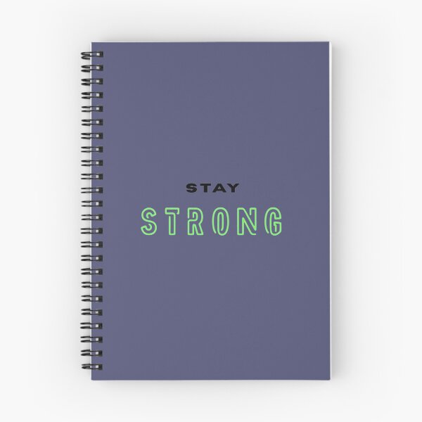Item preview, Stay Strong Green Black Text Stickers Prints Posters Wall Art Magnet Home Coffee Cup Decoration TShirt Stationary Notebook Magnet Hat Kitchen Work School Office Redbubble Shop designed and sold by Saritas Boutique Shop.