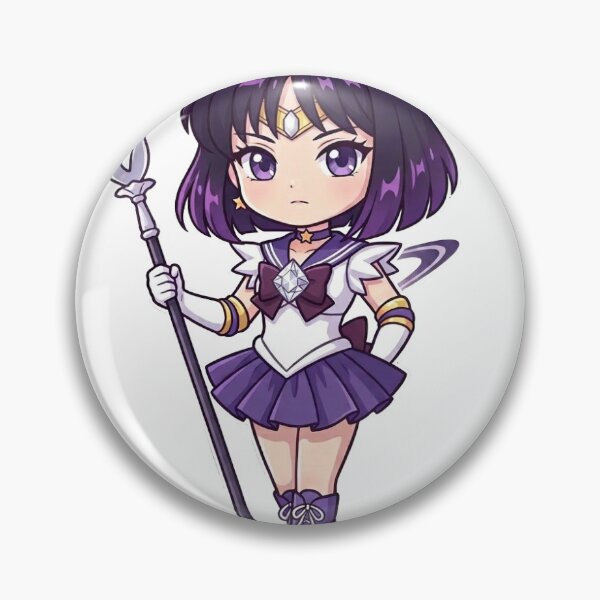 Item preview, Chibi Sailor Saturn Sticker designed and sold by Solace Sparkles.