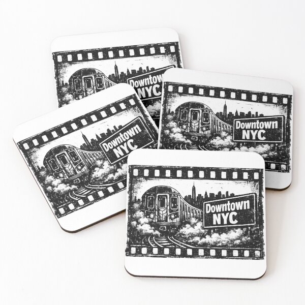 Item preview, Downtown NYC Subway Grind Film Noir designed and sold by Dresut.