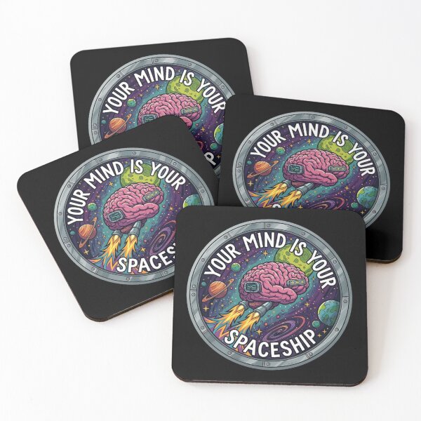 Item preview, Your Mind Is Your Spaceship – Cosmic Mindset Rocket Design designed and sold by Altair_.