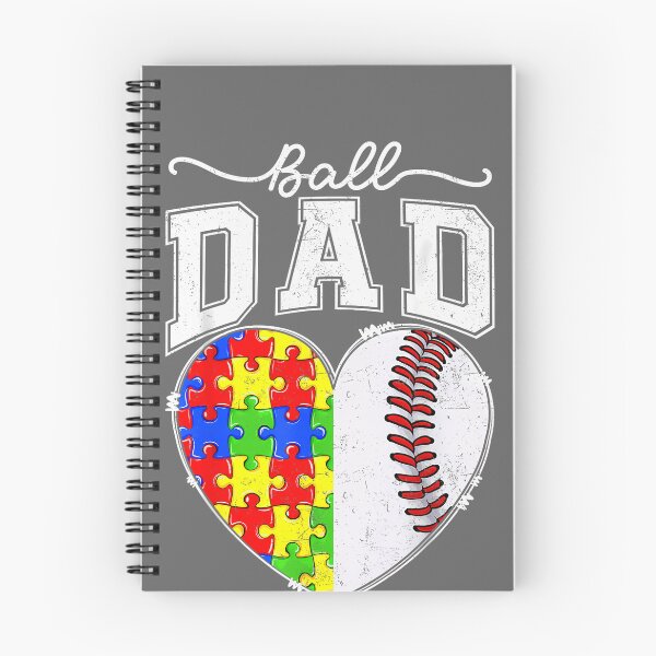 Item preview, Ball Dad Papa Autism Awareness Day Baseball Heart Puzzles designed and sold by KristineLi.