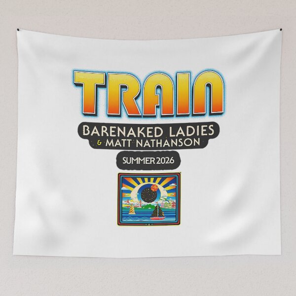 Artikelvorschau, Train Band Barenaked Tour 2026 Iseng entworfen und verkauft von woowpromax.