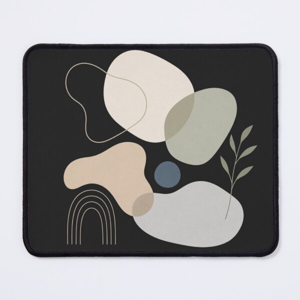 Item preview, Abstract Calm Shapes Minimalist Design | Scandinavian Boho Neutral Wall Art designed and sold by Sanika arts .