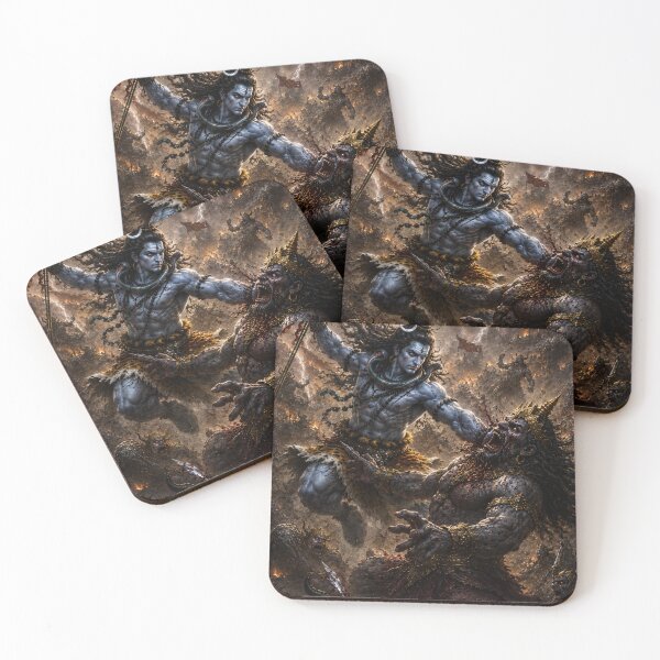 Item preview, Mahadev War Series: The Eclipse of Darkness – Lord Shiva vs Andhaka designed and sold by Homyar.