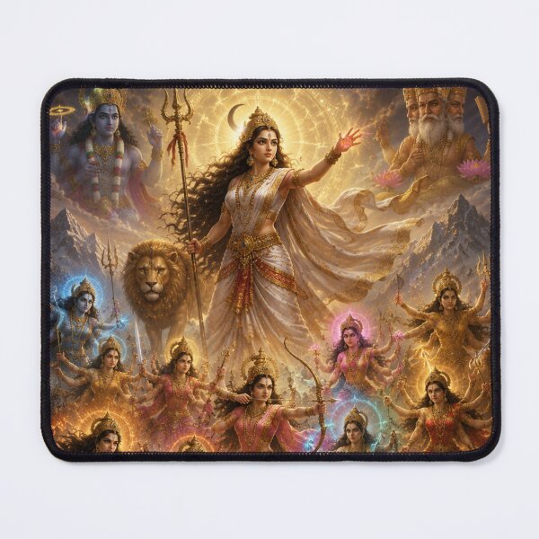 Item preview, Mahadev War Series: The Cosmic Mahavidyas – Lord Shiva and Goddess Parvati Defeat Andhaka designed and sold by Homyar.