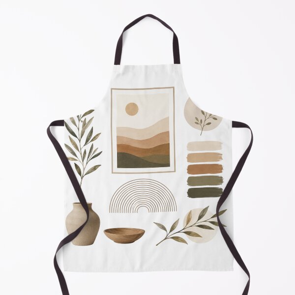 Item preview, Earth Tone Minimalist Aesthetic Design | Neutral Boho Nature Art designed and sold by Sanika arts .