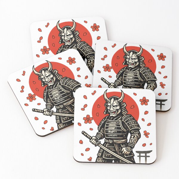 Item preview, Oni Samurai Armor – Japanese Demon Warrior Katana Art designed and sold by kaxymax.