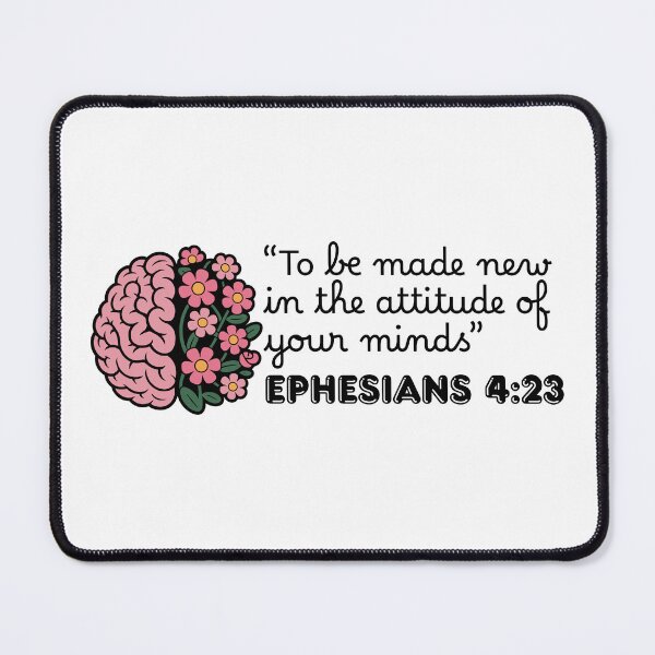 Item preview, Ephesians 4:23 - Renewed in the Spirit of Your Mind Christian Design designed and sold by MoriaStore.