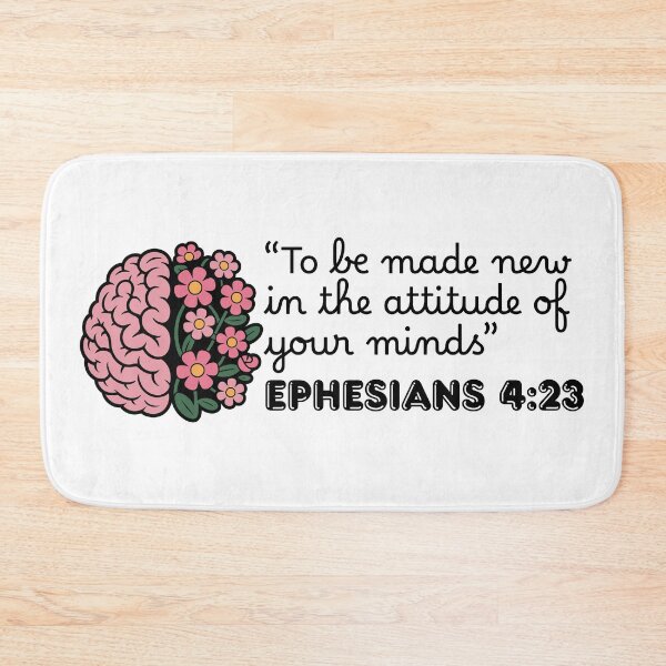Item preview, Ephesians 4:23 - Renewed in the Spirit of Your Mind Christian Design designed and sold by MoriaStore.