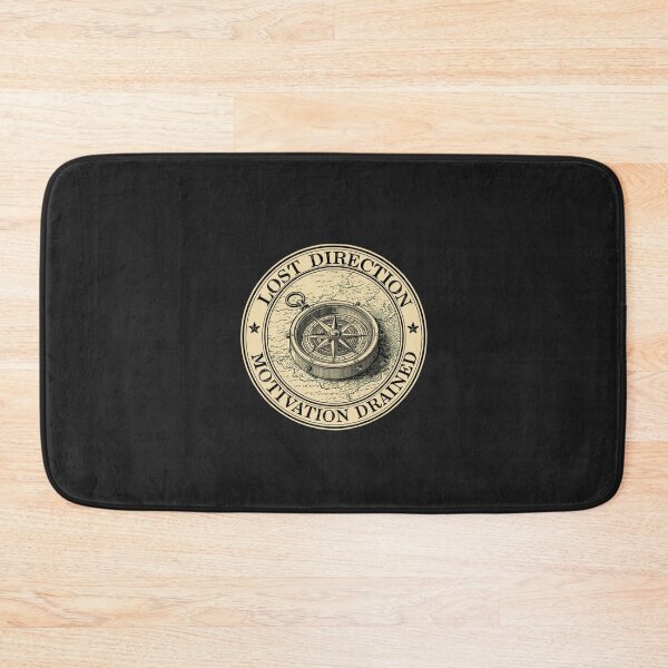 Item preview, Lost Direction Motivation Drained Compass | Quarter Life Crisis designed and sold by VENOHA.