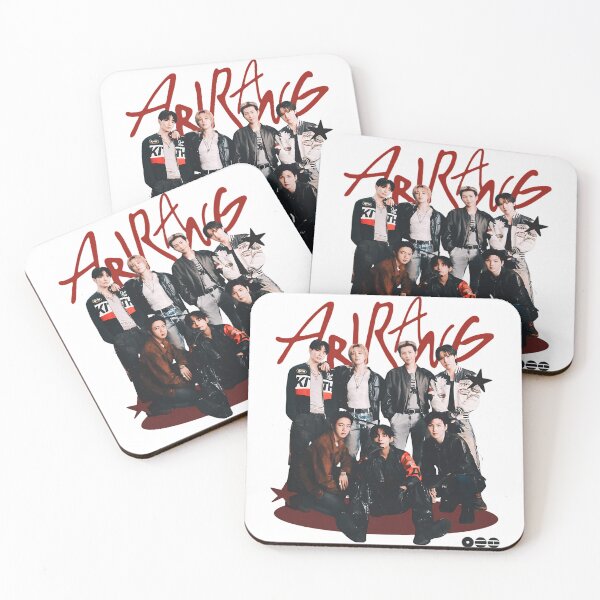 Item preview, Bts Arirang Group Poster Red Accent designed and sold by woowpromax.