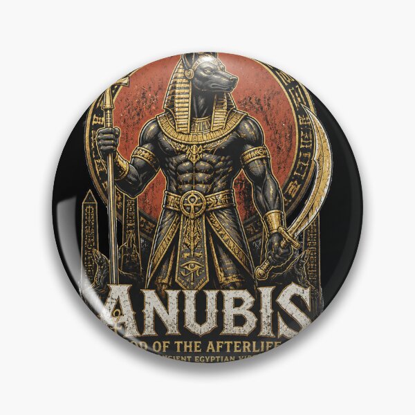 Item preview, Vintage Anubis Ancient Egyptian God Graphic T-Shirt designed and sold by The Ancient Egyptian Vibes.