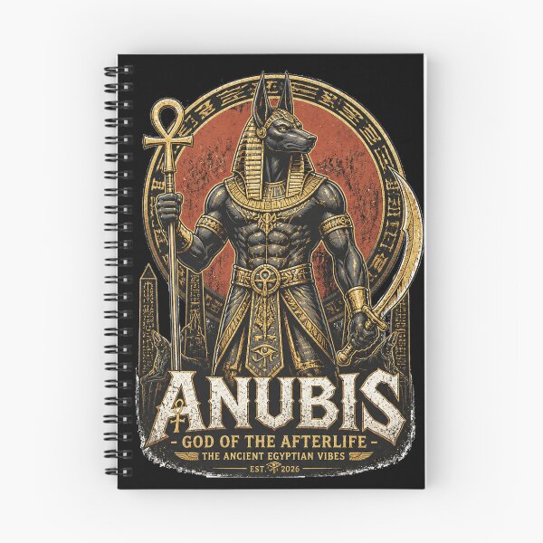 Item preview, Vintage Anubis Ancient Egyptian God Graphic T-Shirt designed and sold by The Ancient Egyptian Vibes.