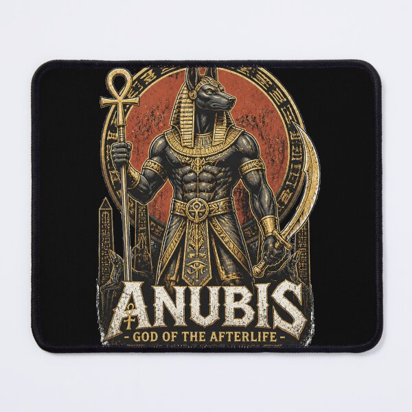 Item preview, Vintage Anubis Ancient Egyptian God Graphic T-Shirt designed and sold by The Ancient Egyptian Vibes.