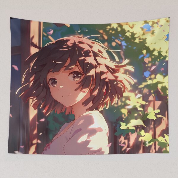 Item preview, Nadeko Sengoku Bakemonogatari Soft Summer Dress Anime Girl Moment designed and sold by SuperTeamCanada.