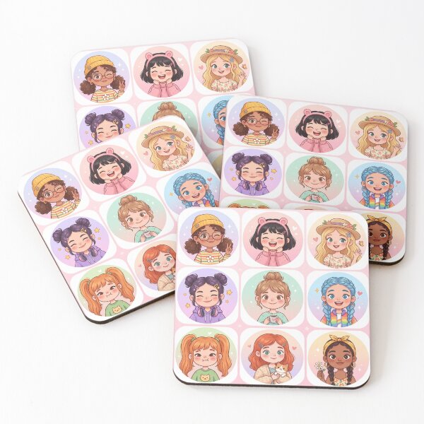Item preview, Cute girls pictures  designed and sold by nora8820.