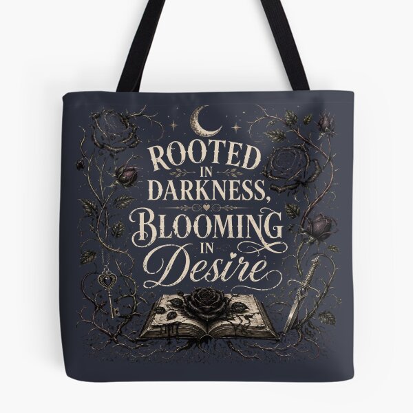 Item preview, Rooted in Darkness, Blooming in Desire designed and sold by Heather's Creative Apparel.