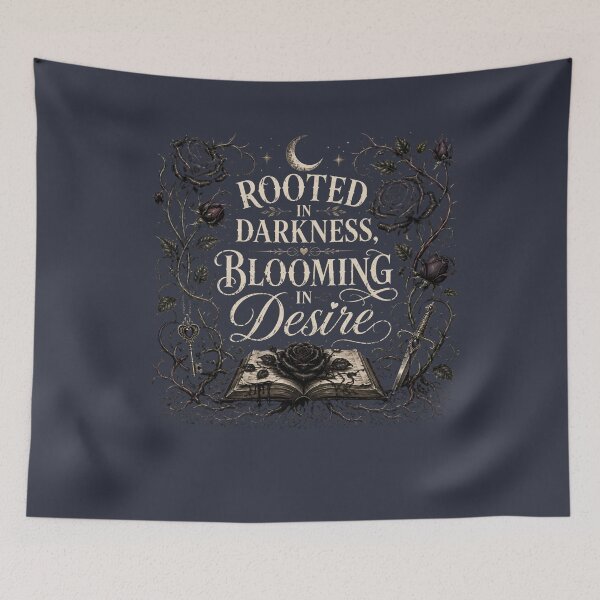 Item preview, Rooted in Darkness, Blooming in Desire designed and sold by Heather's Creative Apparel.
