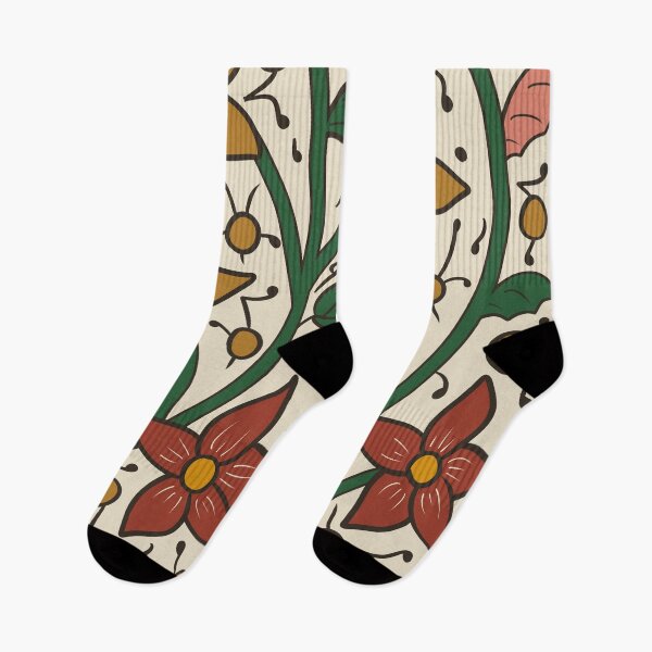 Item preview, Colorful Medieval Flower Illustration Design designed and sold by MariOyama.