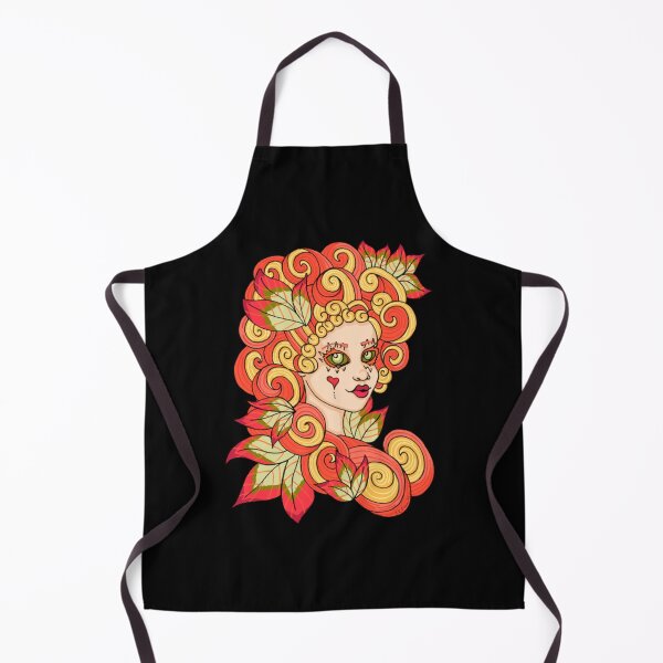 Item preview, Autumn Leaf Lady Vibrant Foliage Fantasy Portrait designed and sold by WhimsyWephy.