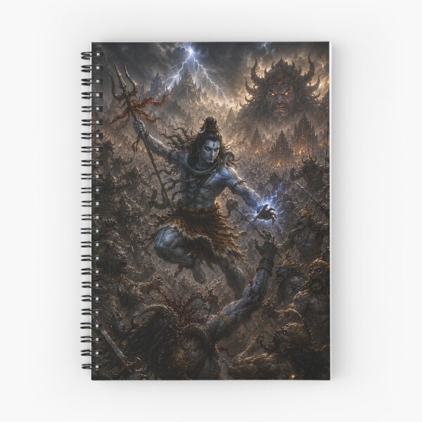 Item preview, Mahadev War Series: The Eclipse of Darkness – Lord Shiva vs Andhaka designed and sold by Homyar.
