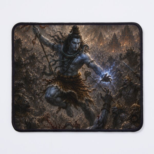 Item preview, Mahadev War Series: The Eclipse of Darkness – Lord Shiva vs Andhaka designed and sold by Homyar.