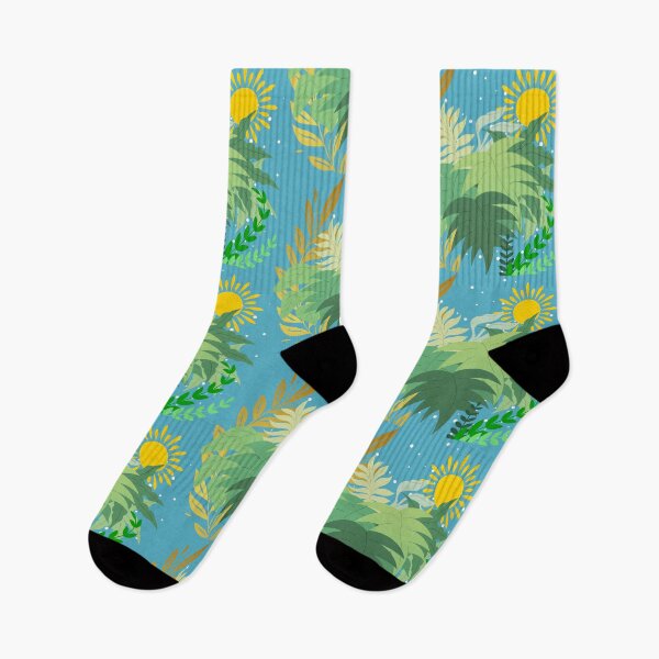 Item preview, Green Gold Plants Collage Design With Yellow Sun Stickers Prints Posters Wall Art Magnet Home Coffee Cup Decoration TShirt Stationary Notebook Magnet Hat Kitchen Work School Office Redbubble Shop designed and sold by Saritas Boutique Shop.