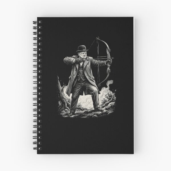 Item preview, Winston Churchill Archer Bow Hunter funny history fan designed and sold by snowry.