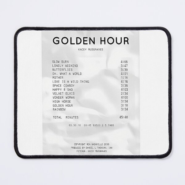 Item preview, Album Receipt Golden Hour designed and sold by woowpromax.