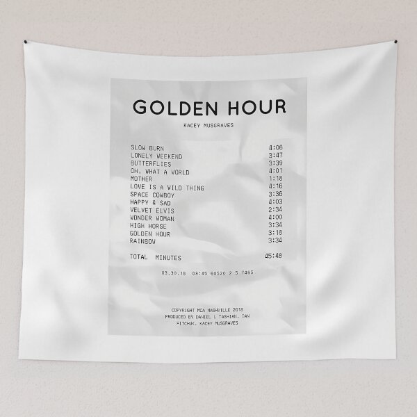 Item preview, Album Receipt Golden Hour designed and sold by woowpromax.
