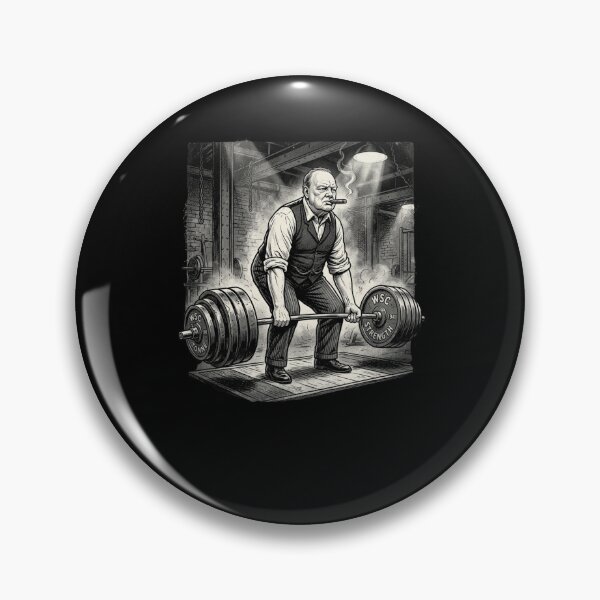 Item preview, Churchill Deadlift Workout funny history fan gym designed and sold by snowry.