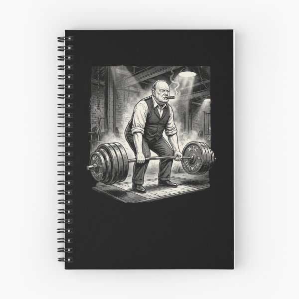 Item preview, Churchill Deadlift Workout funny history fan gym designed and sold by snowry.