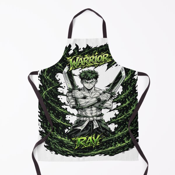 Item preview, Dark Warrior Anime Streetwear Shirt | Green Energy Samurai Graphic Tee designed and sold by RAYapparel.