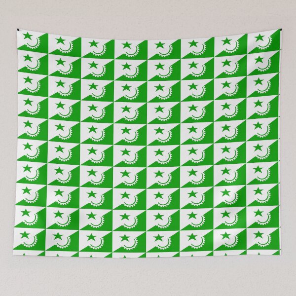 Item preview, Esperanto Solarpunk flag designed and sold by AlmostReady.