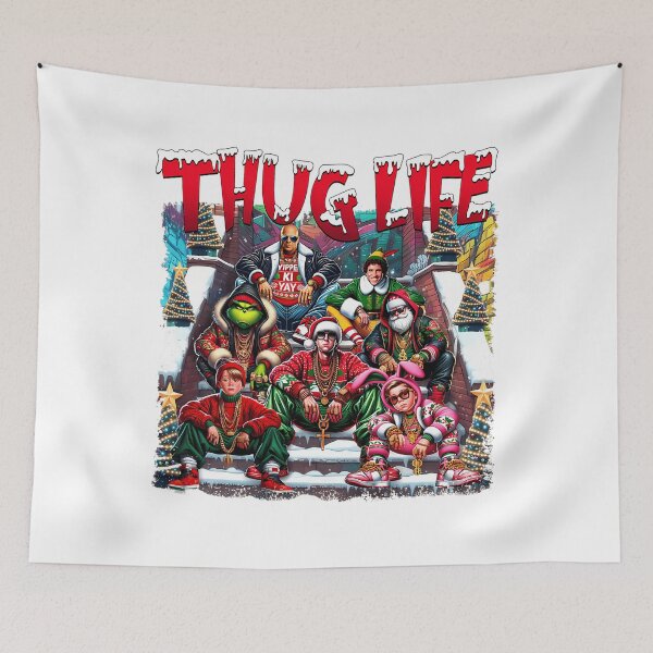 Item preview, Thug Life Christmas Movies Charater  designed and sold by woowpromax.