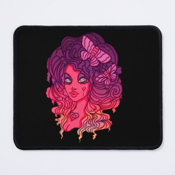 Item preview, Lady Twilight Gothic Butterfly Witch Portrait designed and sold by WhimsyWephy.