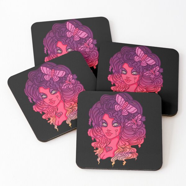 Item preview, Lady Twilight Gothic Butterfly Witch Portrait designed and sold by WhimsyWephy.